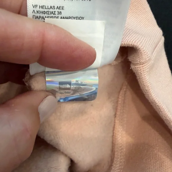 The North Face pale pink/blush Sweatshirt - Picture 8 of 8